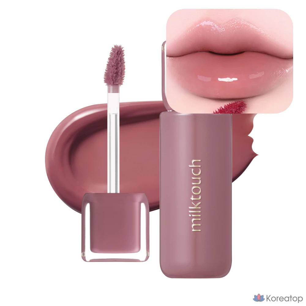 Тинт для губ Milk Touch Jellyfit Glass Glow Tint, оттенок Dusty Jam, 4 г, 1 шт.