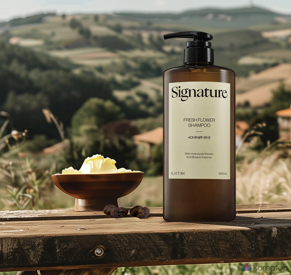 Шампунь Elastine Signature Scalp Care Damaged Hair Clinic pH-Balanced, 1 л, 1 шт.