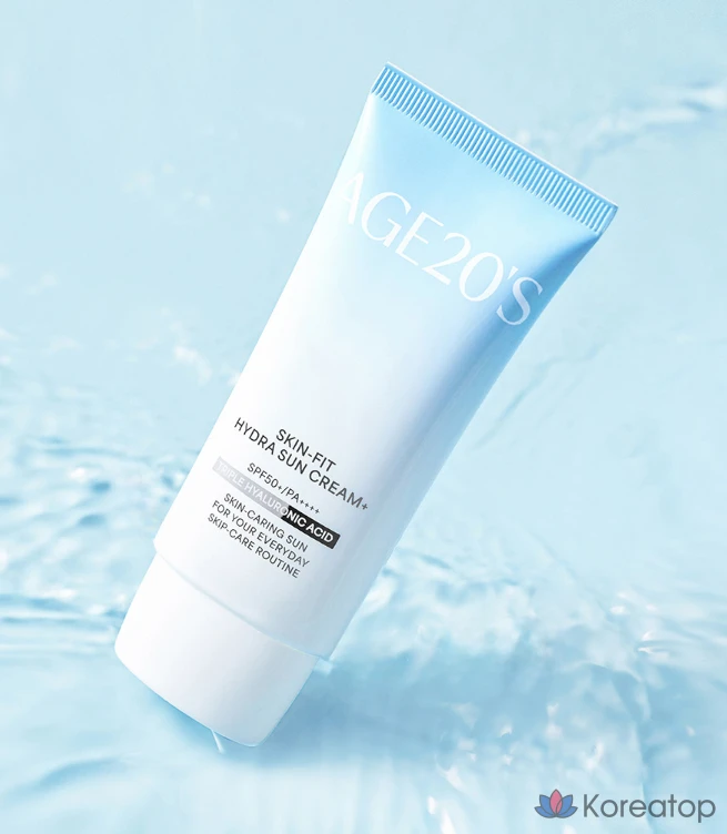 Солнцезащитный крем AGE 20S Orholiday Edition Skin Fit Moist Sun Cream Plus SPF50+ PA++++, 100 мл, 2 шт.