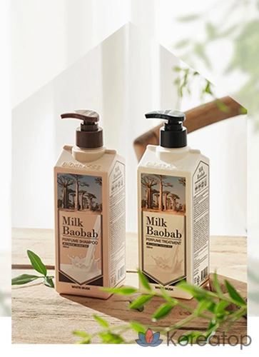 Шампунь Milk Baobab Perfume Shampoo + Кондиционер Treatment White Musk, 500 мл + 1000 мл, 1 шт.