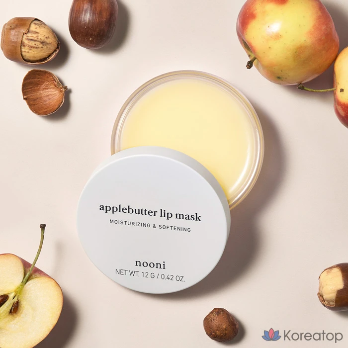 Бальзам для губ NOONI Apple Butter Lip Mask, 12 г, 1 шт.