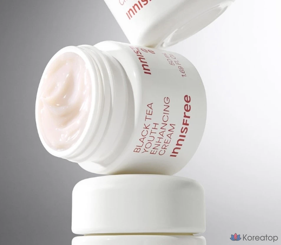 Крем для лица Innisfree Black Tea Youth Enhancing Cream, 50 мл, 1 шт., фото 6