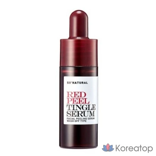Пилинг So Natural Red Peel Tingle Serum, 11 мл, 1 шт.