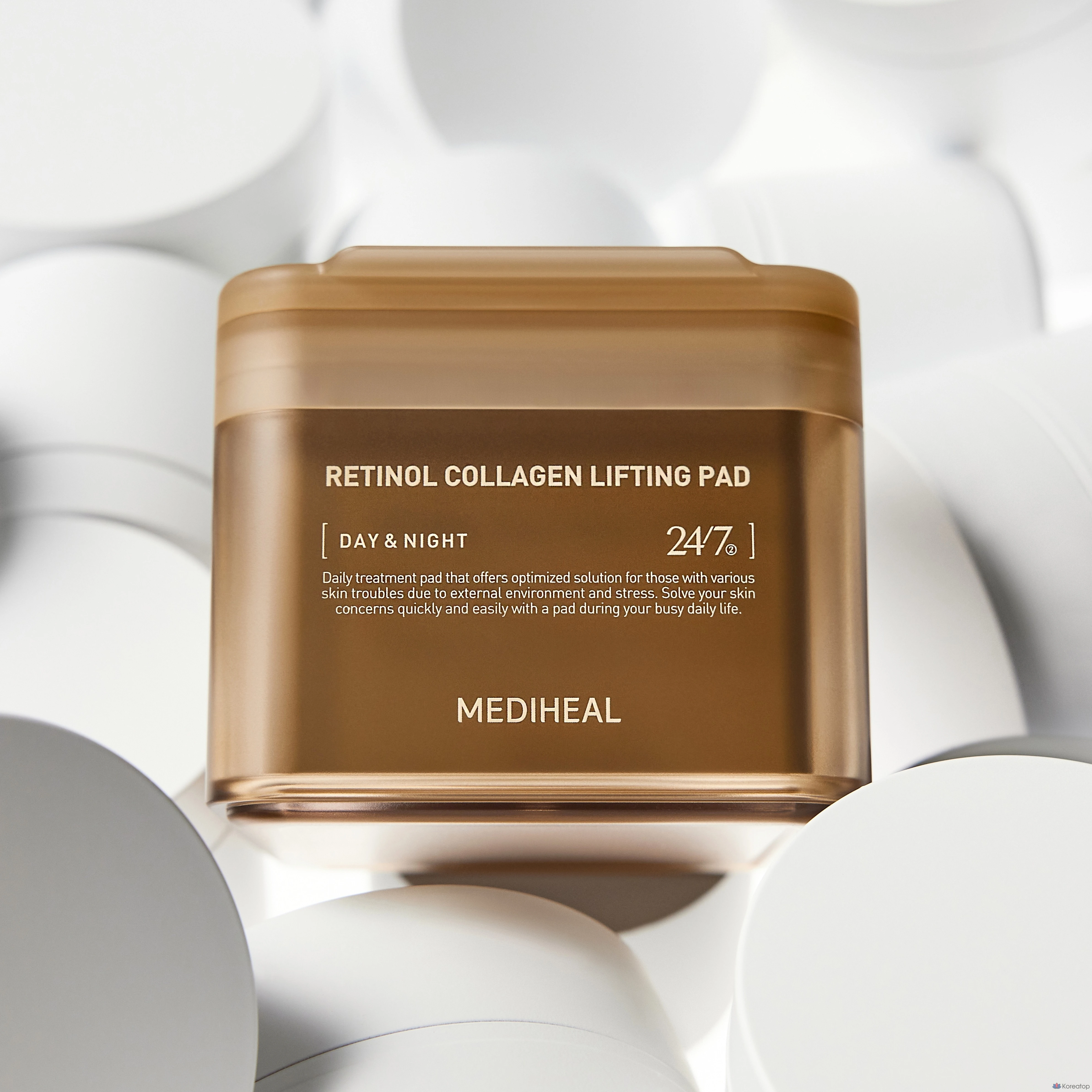 Пэды для лица MEDIHEAL Retinol Collagen Elasticity Pad, 180 мл, 100 шт.