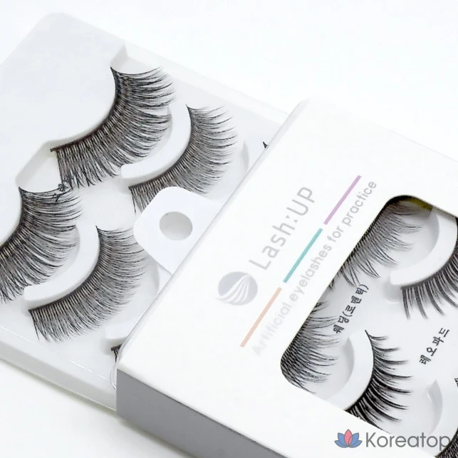 Набор для ухода Lash:Up Makeup Practice Eyelashes 5-piece Set, 2 шт.
