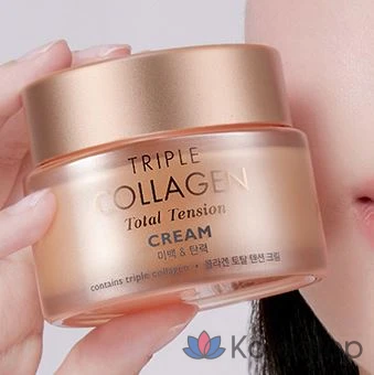 Набор для ухода Tony Moly Triple Collagen Total Tension 3-piece Set, 2 шт., фото 3