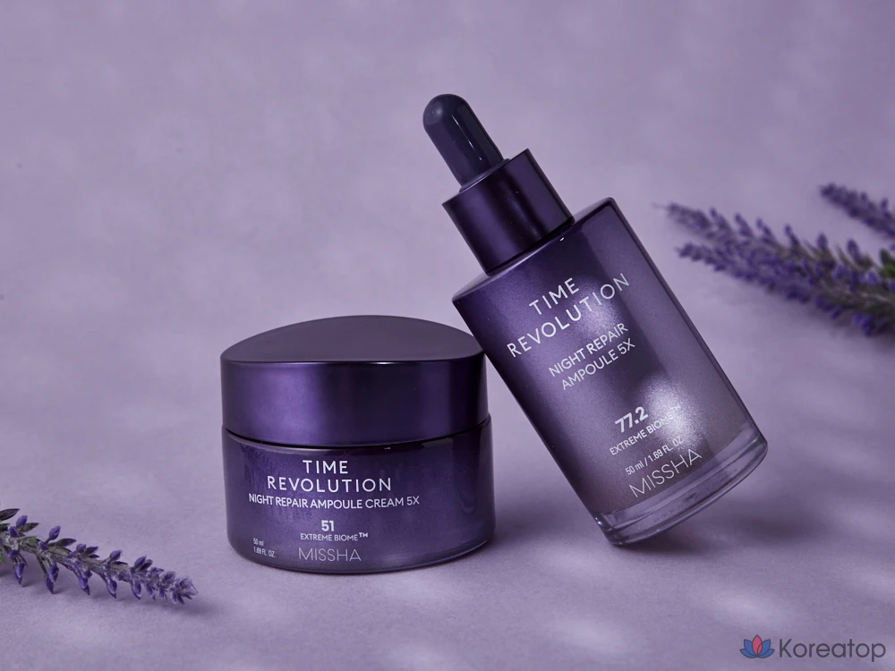 Набор для ухода Missha Time Revolution Night Repair 2-piece Set 5X, 1 шт.