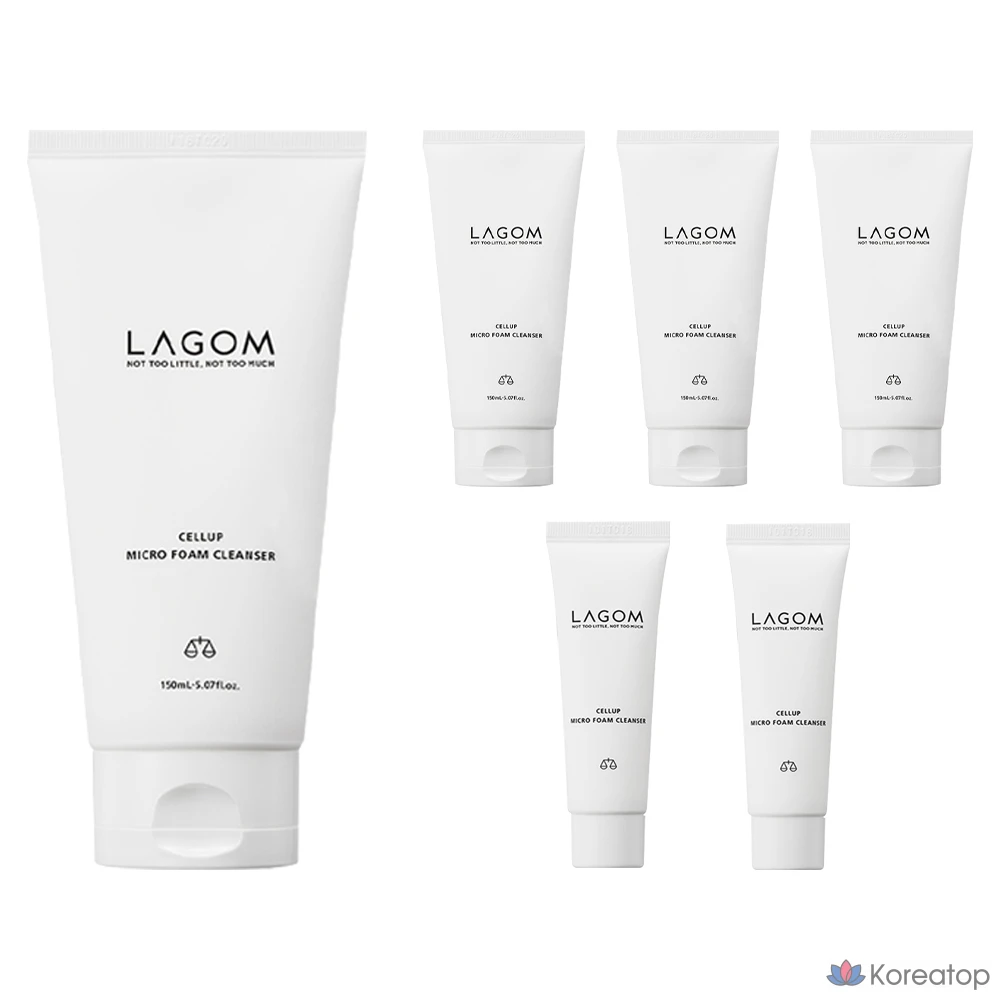 Пенка для умывания LAGOM Cellup Micro Foam Cleanser, 150 мл + 30 мл, 2 шт.