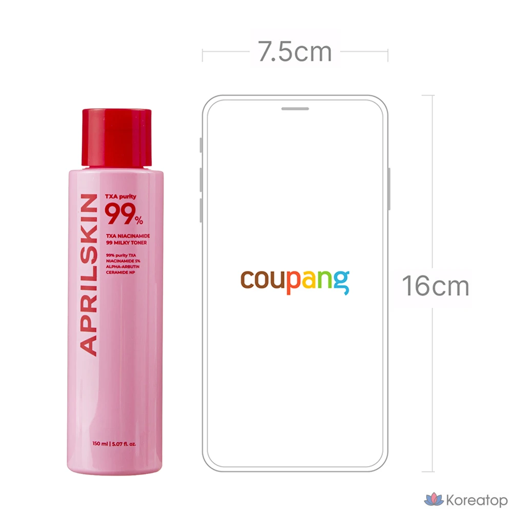 Тонер APRILSKIN TXA Niacinamide Toning Shot 99 Milky Toner, 150 мл, 1 шт.