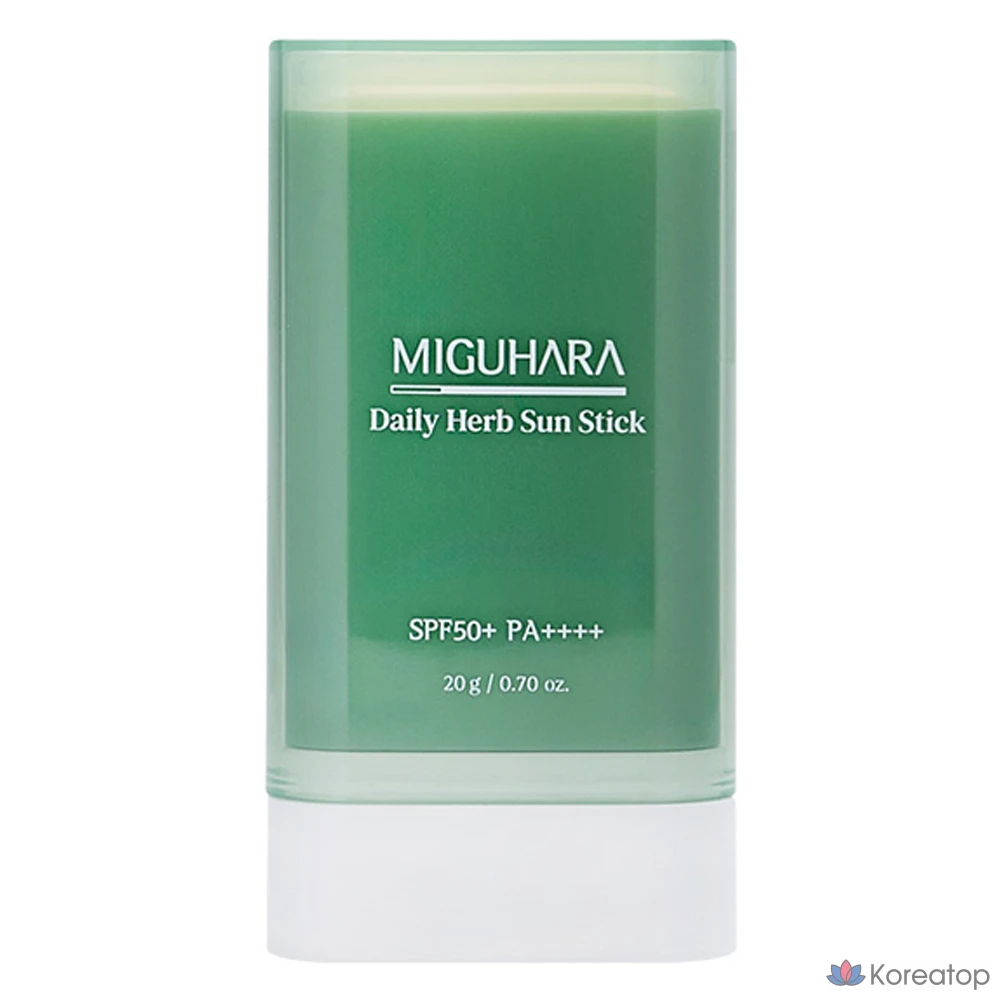 Солнцезащитный стик Miguhara Daily Herb Sun Stick SPF50+ PA++++, 20 г, 1 шт.
