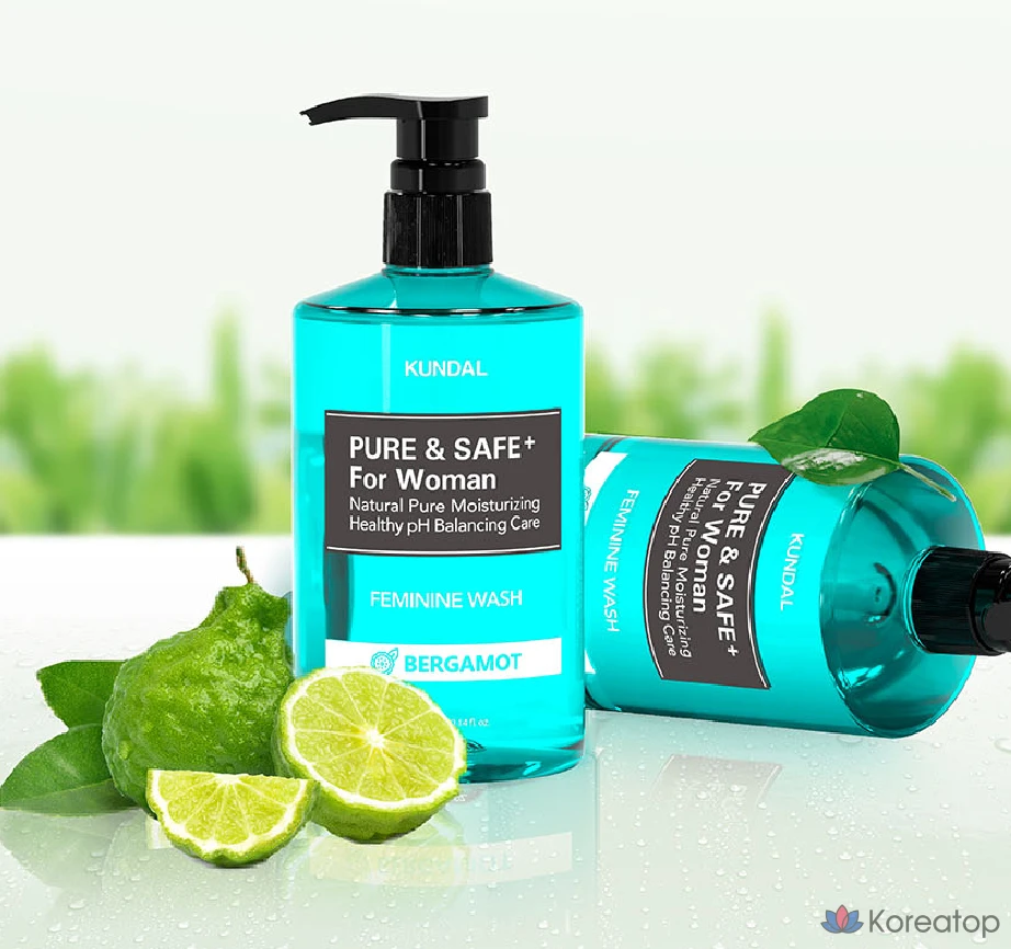 Средство для интимной гигиены Kundal Pure and Safe, аромат бергамота, 300 мл, 1 шт.