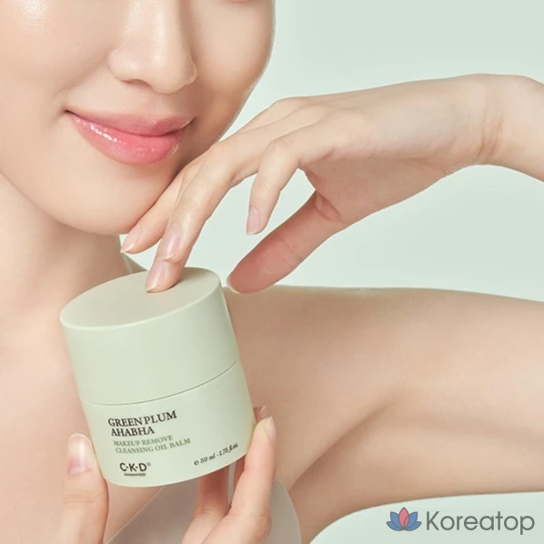 Очищающий бальзам-масло CKD Green Plum AHA BHA Makeup Zero Cleansing Oil Balm, 50 мл, 1 шт.