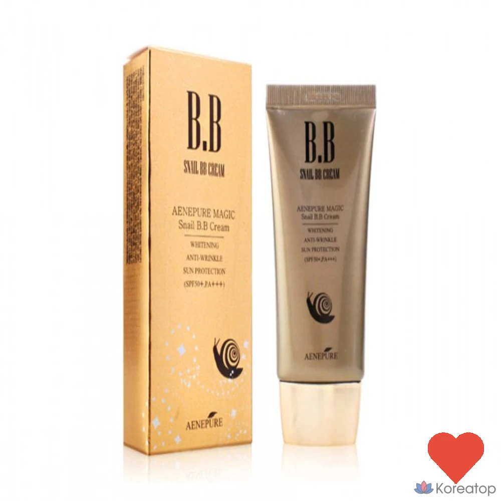 ВВ-крем Ekel Anne Snail BB Cream 3-в-1, оттенок 04 Collagen, 50 мл, 1 шт.