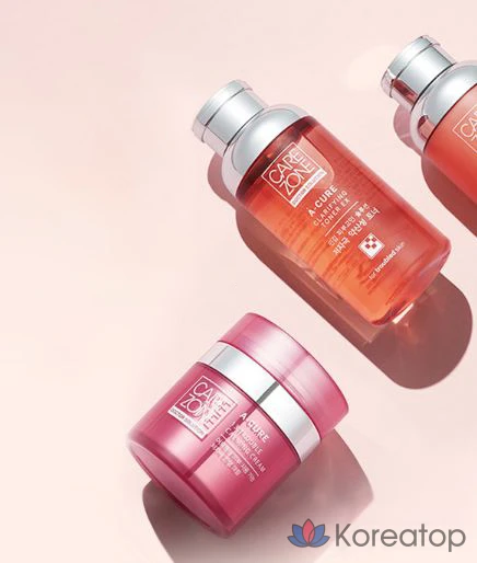 Набор для ухода Carezone Acure Clarifying Toner EX + Emulsion EX 2-piece Set, 2 шт., фото 7
