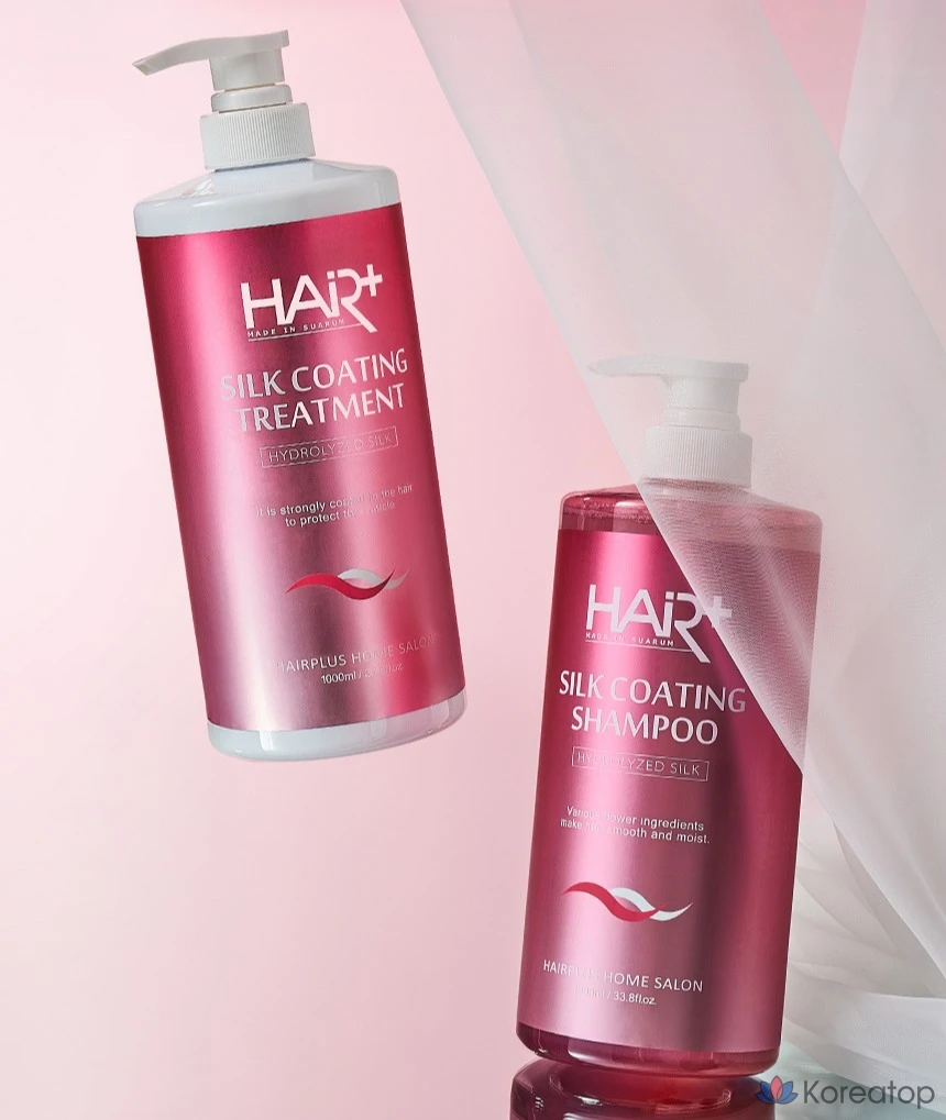 Кондиционер Hair Plus Silk Coating Treatment Raspberry Musk, 1 л, 1 шт.