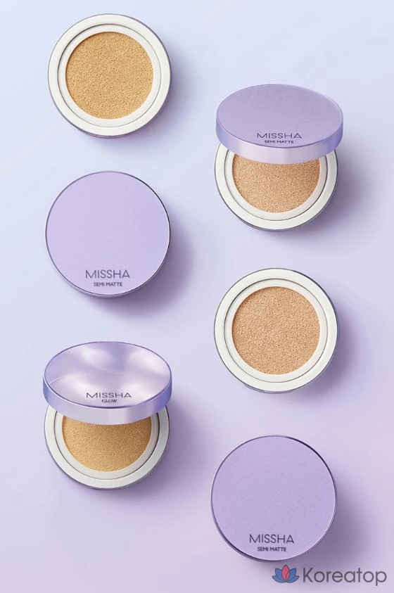 Кушон Missha Layering Fit Cushion Foundation Semi Matte, оттенок 19 Ivory, 14 г, 1 шт.