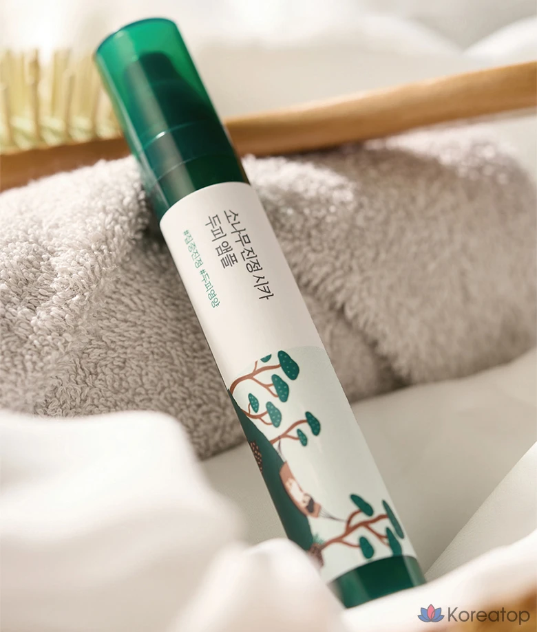 Ампульная сыворотка для кожи головы Round Lab Pine Tree Calming Cica Ampoule, 15 мл, 1 шт.