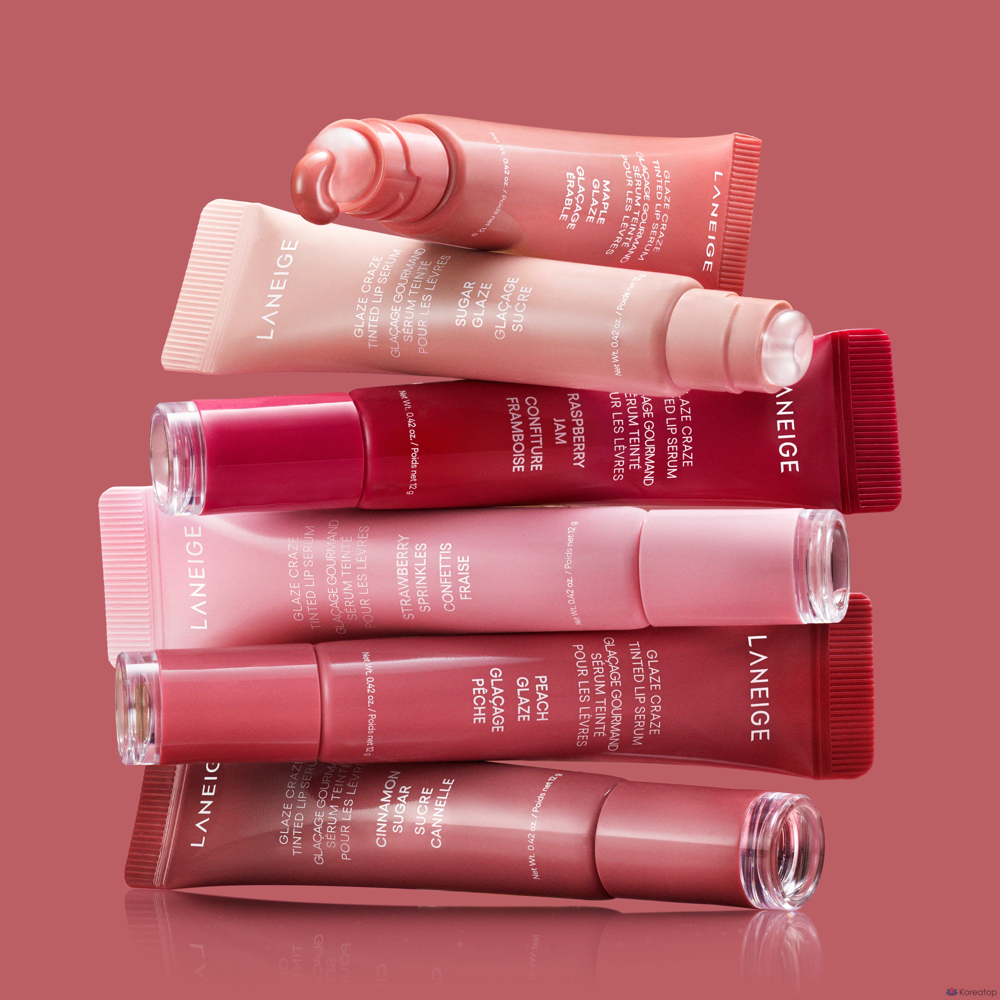 Бальзам для губ LANEIGE Lip Serum, оттенок Cinnamon Sugar, 12 г, 1 шт.