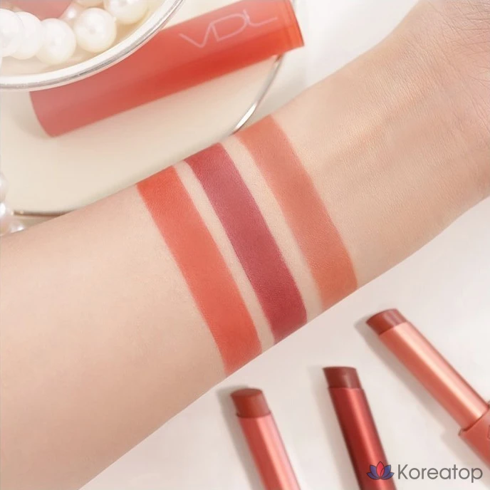 Губная помада VDL Lip Stain Comfort Slip Lipstick, оттенок 12 Extra Shot, 2.5 г, 1 шт.