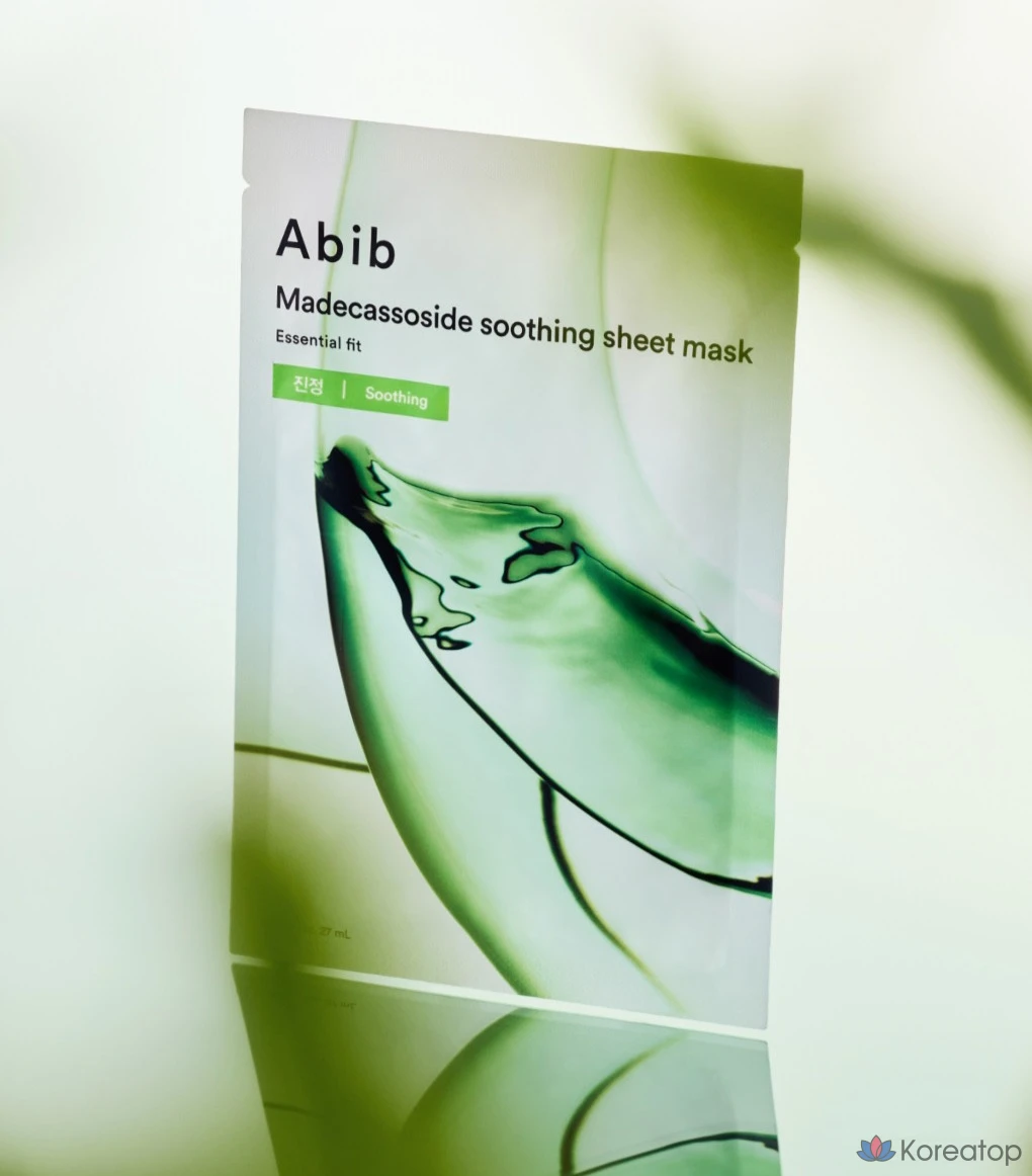Тканевая маска для лица Abib Madecassoside Calming Essential Fit Mask, 10 шт.