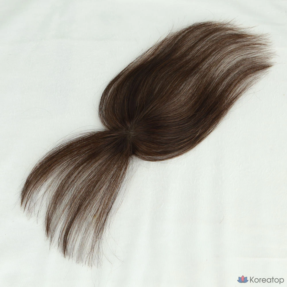 Парик для макушки Wonjin Fox Wig 3D Cover Top Piece, оттенок Natural Black, 1 шт.
