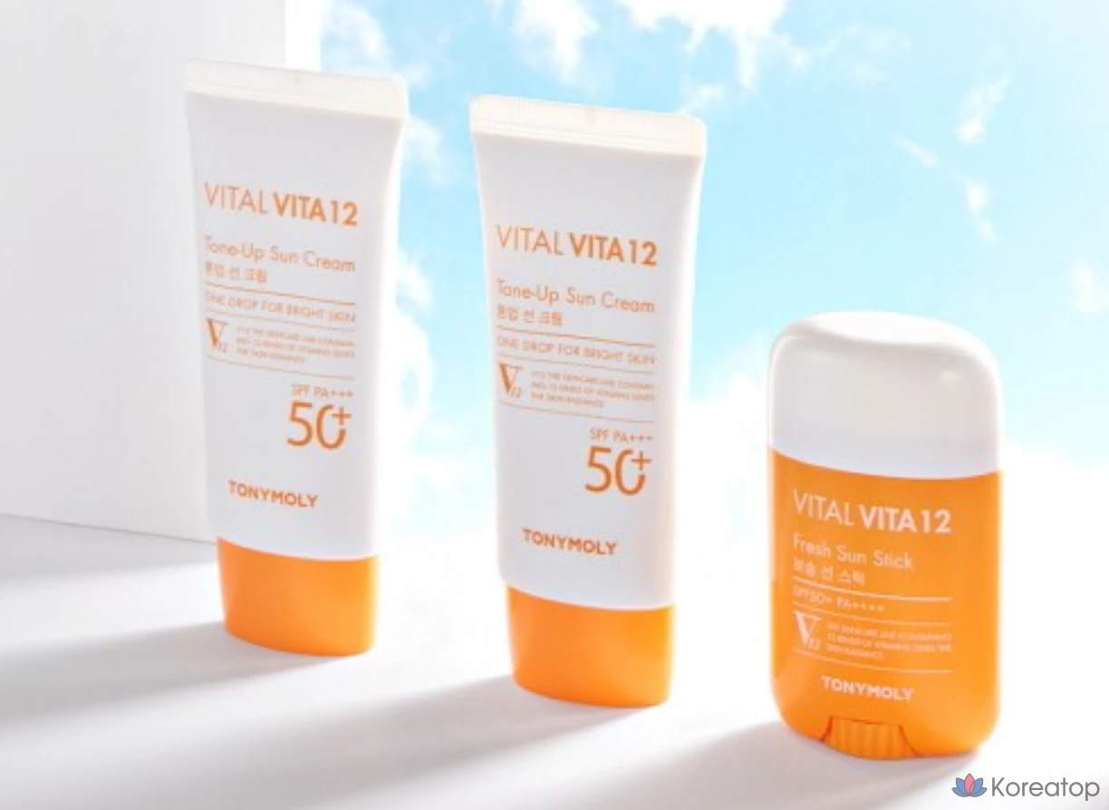 Солнцезащитный стик Tony Moly Vital Vita12 Botsong Sun Stick SPF50+ PA++++, 22 г, 1 шт.