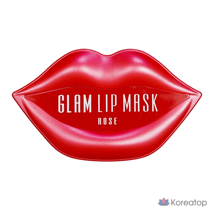 Тканевая маска для губ Beauugreen Hydrogel Glam Lip Mask Rose, 20 шт., фото 3