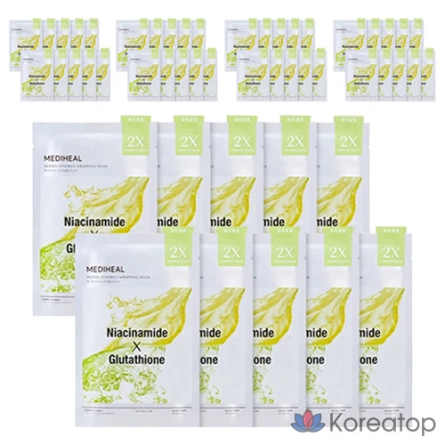 Тканевая маска для лица MEDIHEAL Derma Synergy Wrapping Mask Blemish Glow, 50 шт.