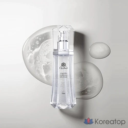 Набор для ухода Cledbel Collagen Whitening (Skin Toner + Essence Lotion + Serum + Cream), 3 шт., фото 5