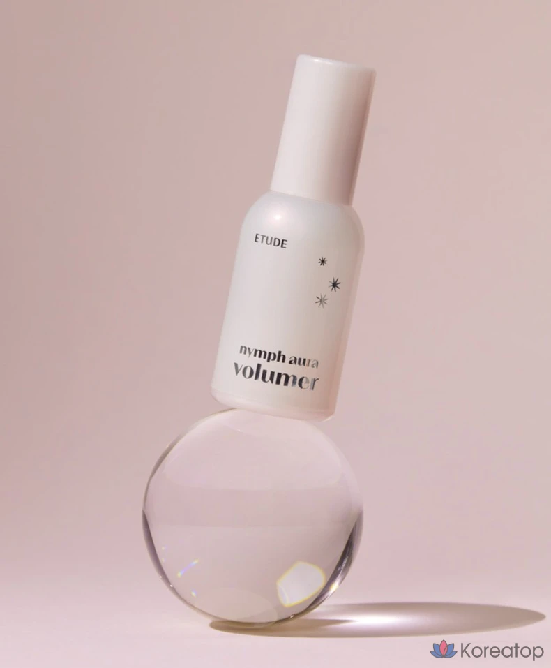 Корректирующая база для макияжа Etude House Nymph Aura Volumer Makeup Base, оттенок Transparent Water Glow, 24 г, 1 шт.