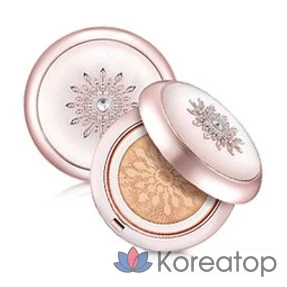 Набор для ухода 3CE Terbina Advanced Essence Cushion 15g + Refill 15g + Loose Powder 7g, оттенок 23 Natural Beige, 1 шт.