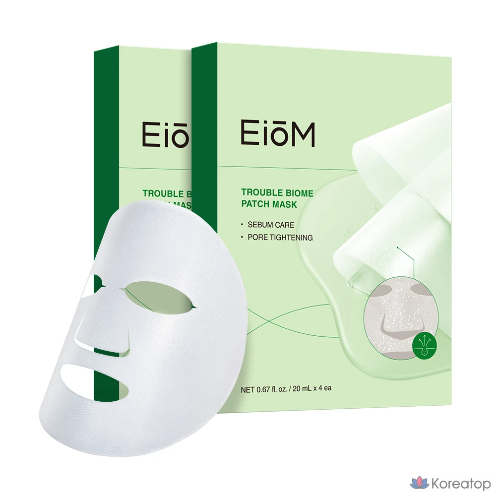 Тканевая маска для лица EIOM Trouble Biome Patch Mask, 8 шт.