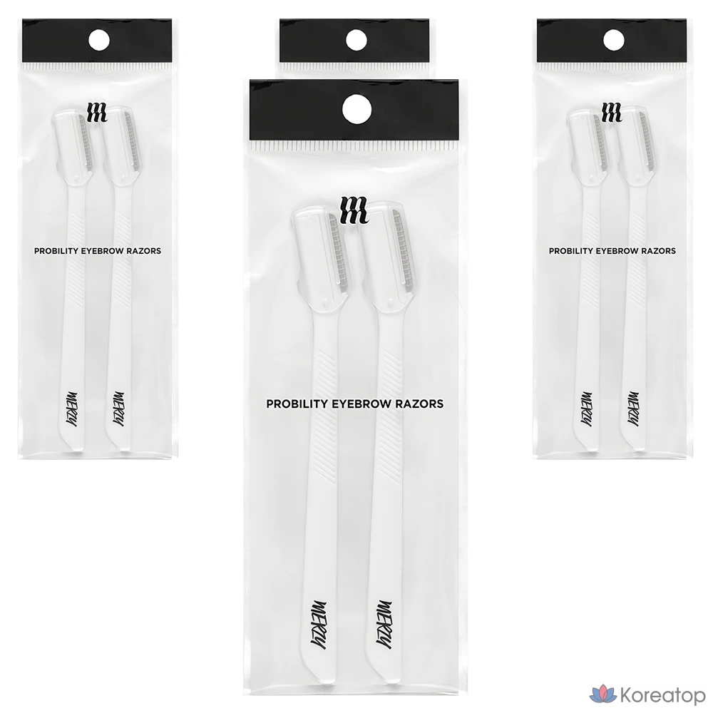 Корректор для бровей MERZY Probability Eyebrow Razor, цвет White, 8 шт.