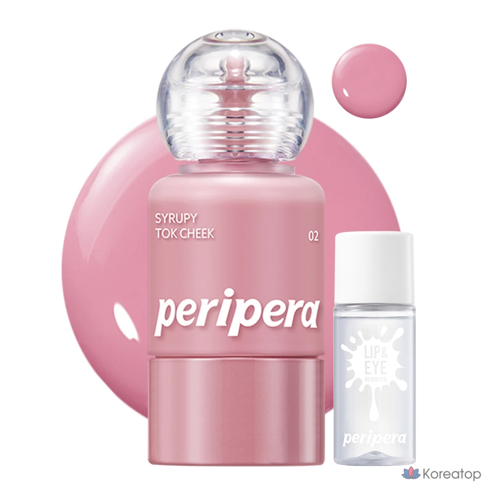 Тинт для губ Peripera Syrup Tok Cheek, оттенок 002 Grape Milk Recipe, 1 шт.