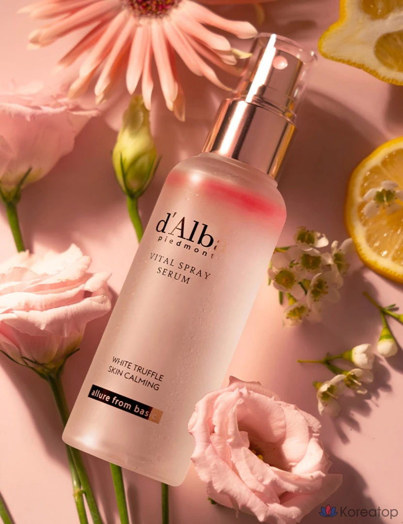 Спрей-сыворотка d'Alba White Truffle Vital Spray Serum + Набор для ухода 2-piece Set (Спрей-сыворотка 100 мл + Гель-пенка для умывания 15 мл), 2 шт.