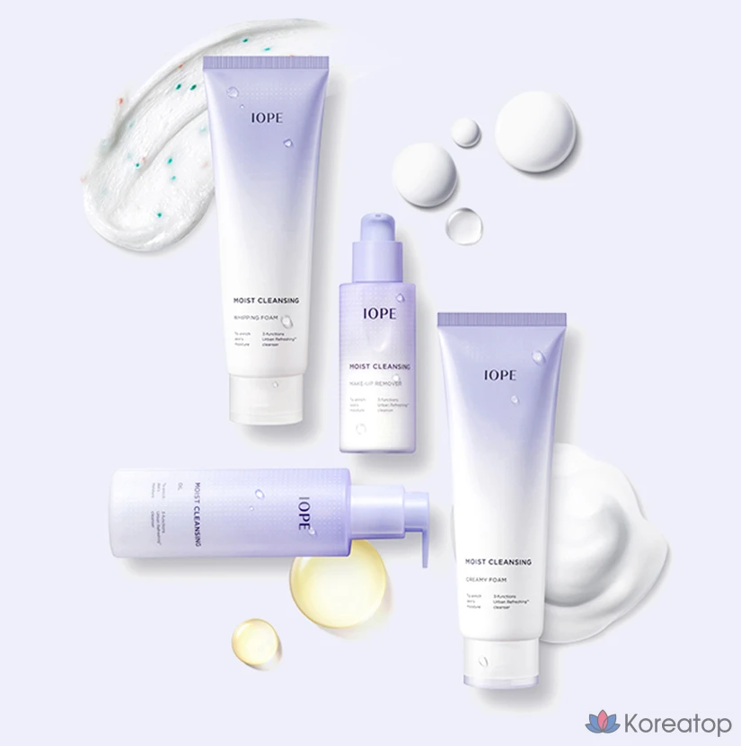 Очищающая пенка IOPE Moisture Cleansing Whipping Foam, 180 мл, 1 шт.