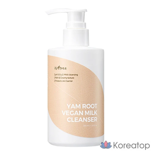 Очищающее молочко IsNtree Yam Cleanser Milk, 220 мл, 1 шт.