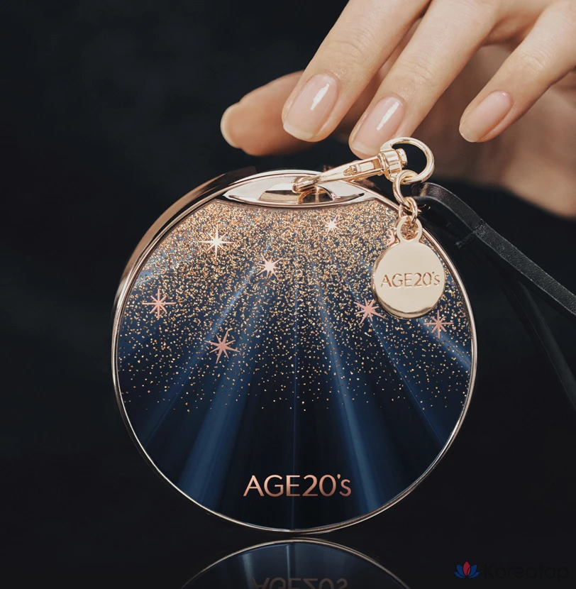 Пилинг AGE 20S Black Gold Edition Pact Case + Refill, оттенок 23 Medium Beige, 14 г, 2 шт.