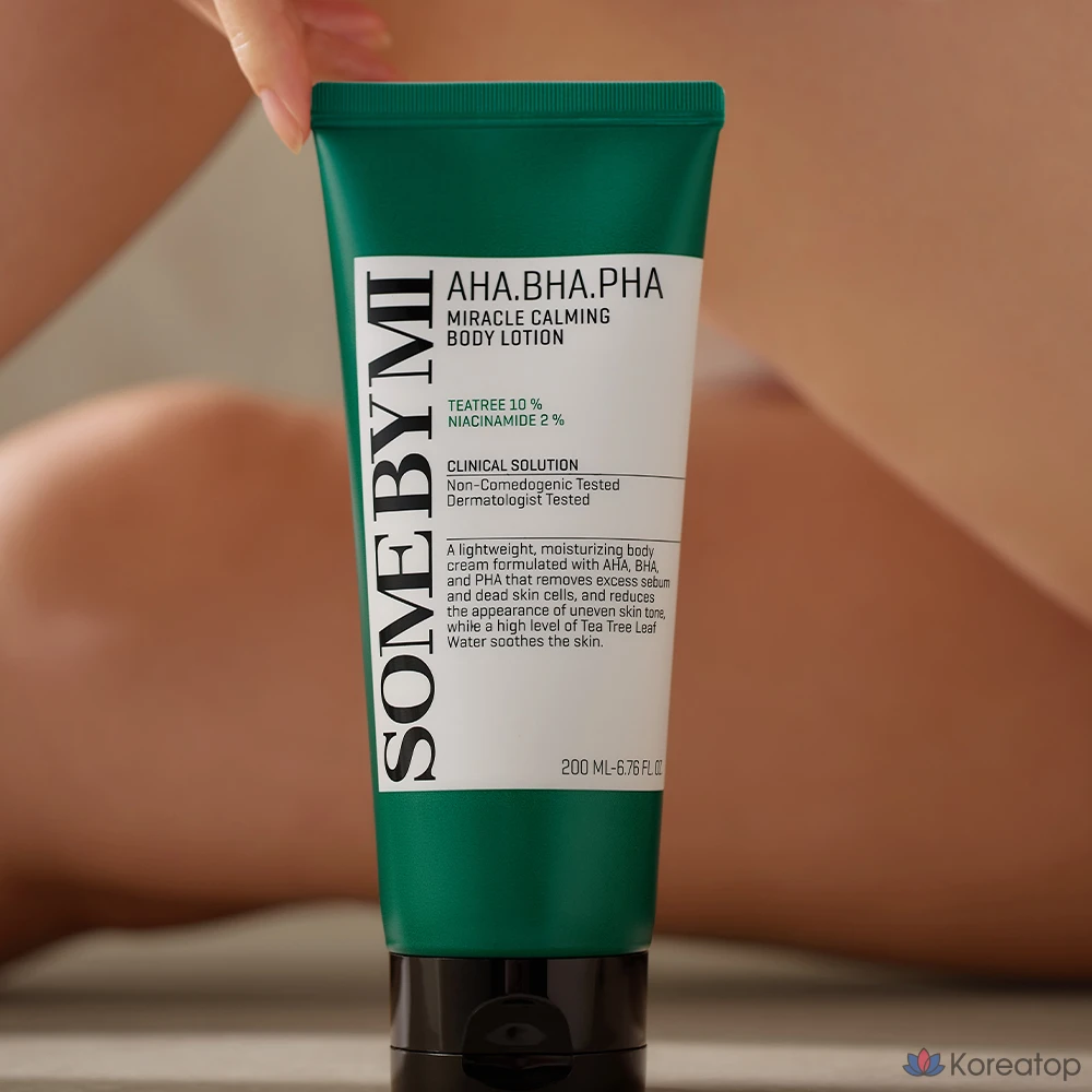 Лосьон для тела Some By Mi AHA BHA PHA Miracle Calming Body Lotion, аромат Rosemary Leaf Oil, 200 мл, 1 шт.