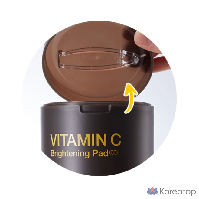 Пэды для лица MEDIHEAL Vitamin C Brightening Pad, 250 мл, 60 шт.