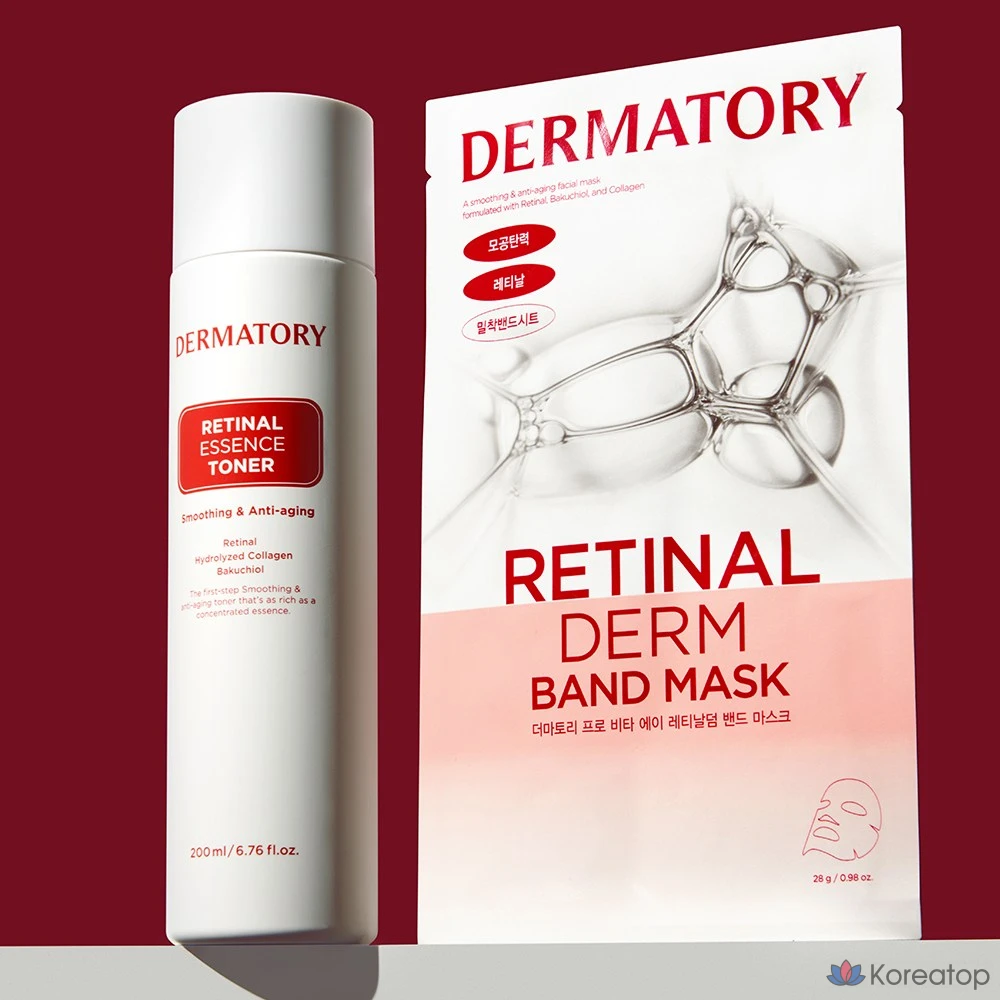 Тканевая маска для лица Dermatory Pore Elastic Retinal Derm Band Mask, 1 шт.