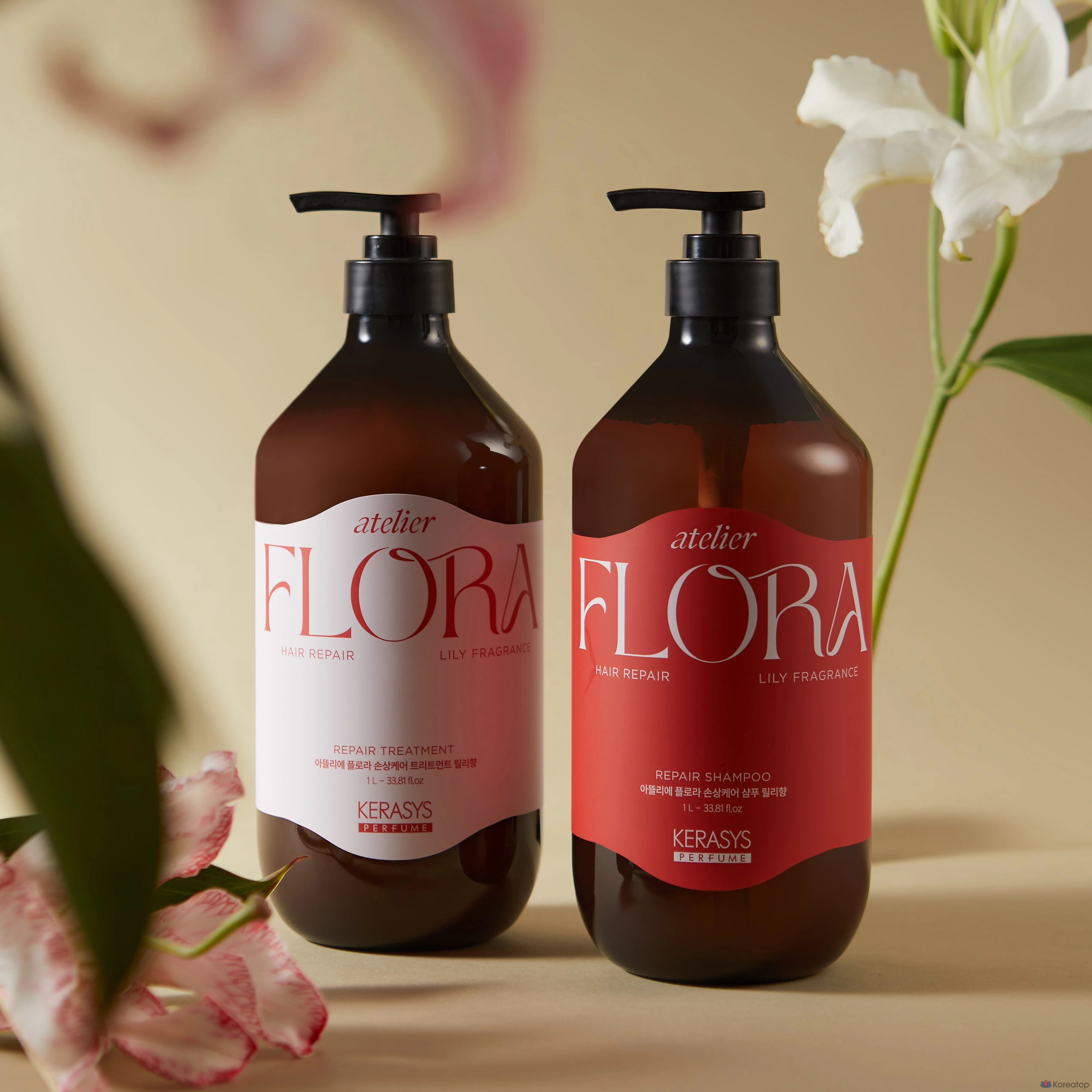 Кондиционер для волос KeraSys Perfume Atelier Flora, 1 л, 1 шт.
