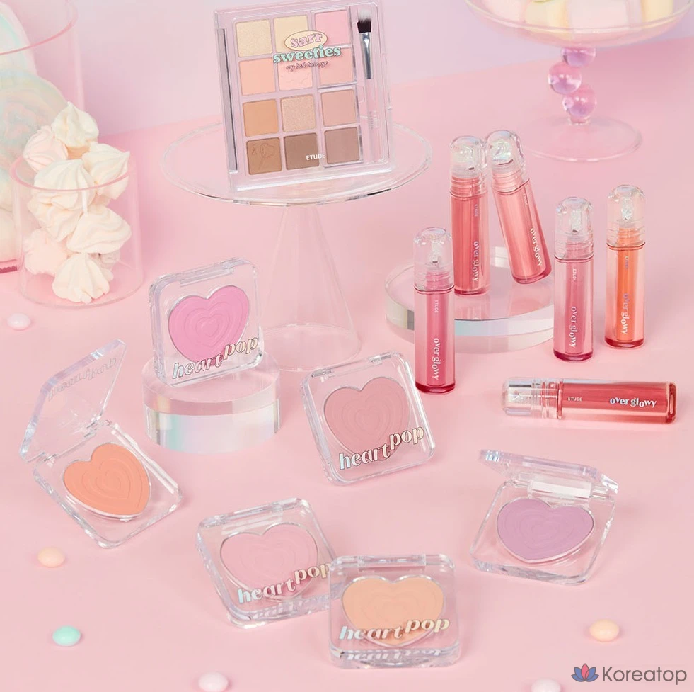 Блеск для губ Etude House Over Glowy Gloss, оттенок 05 Popping Candy, 1 шт., фото 5