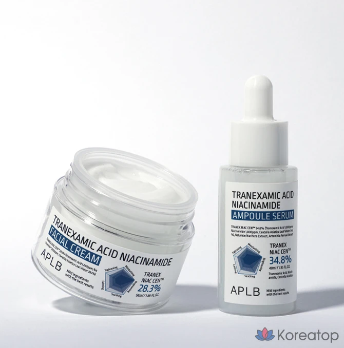 Ампульная сыворотка APLB Tranexamic Acid Niacinamide Ampoule Serum, 40 мл, 1 шт.