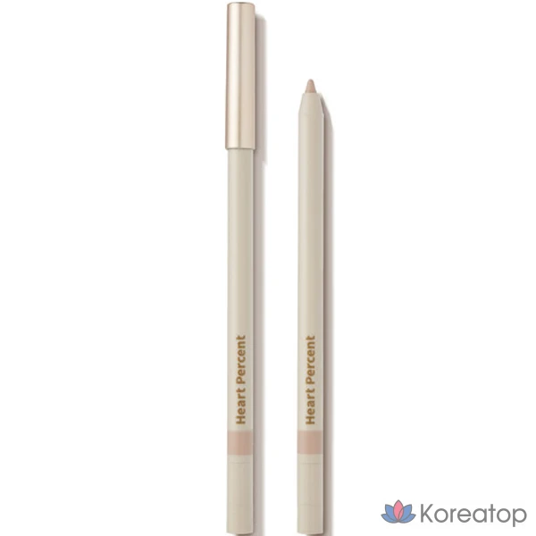 Айлайнер-карандаш Heart Percent Dot On Mood Gel Eyeliner Pencil, оттенок 07 Skin Gray, 1 шт.