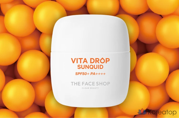 Солнцезащитный крем The Face Shop Vita Drop Sun Quid SPF50+ PA++++, 50 мл, 1 шт.