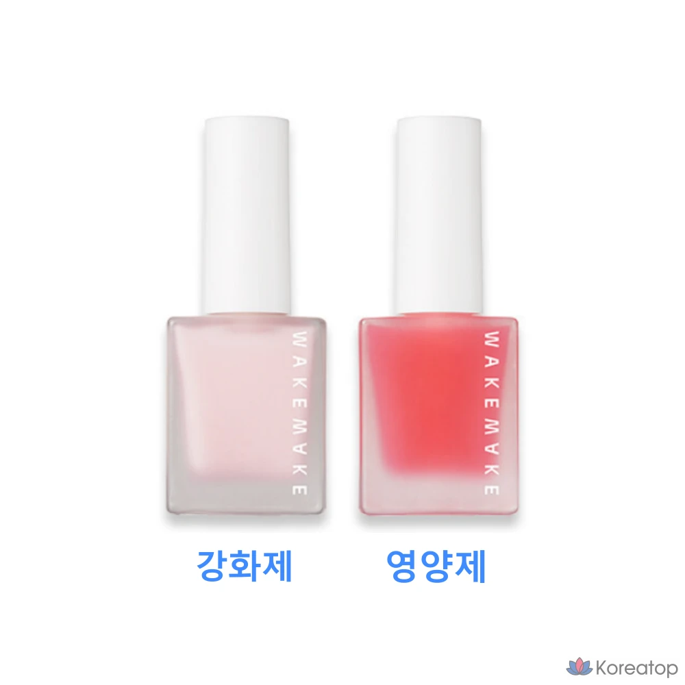 Нейл-хаднер WAKEMAKE Nail Care Pink Nourisher, оттенок 01 Pink Hardener, 8 мл, 1 шт.