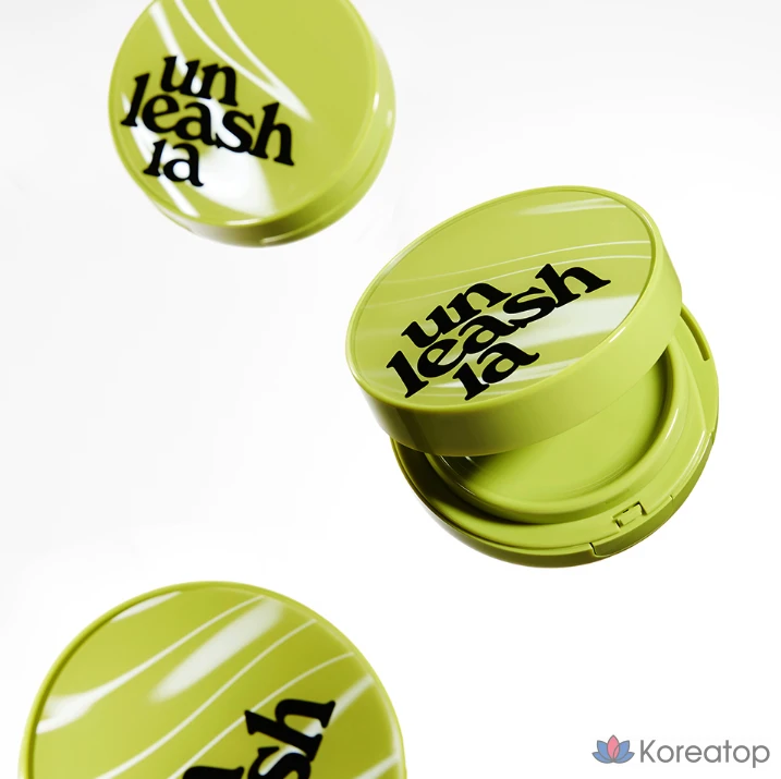 Кушон Unleashia Satin Wear Healthy Green Cushion, оттенок 23W Biscuit, 15 г, 1 шт., фото 4