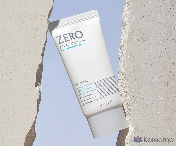 Солнцезащитный крем ROM&amp;ND Zero Sun Clean, оттенок 01 Fresh, 50 мл, 1 шт.