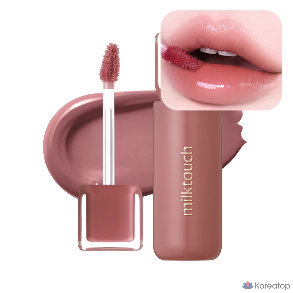 Тинт для губ Milk Touch Jellyfit Glass Glow Tint, оттенок Mauve Crunch, 4 г, 1 шт.
